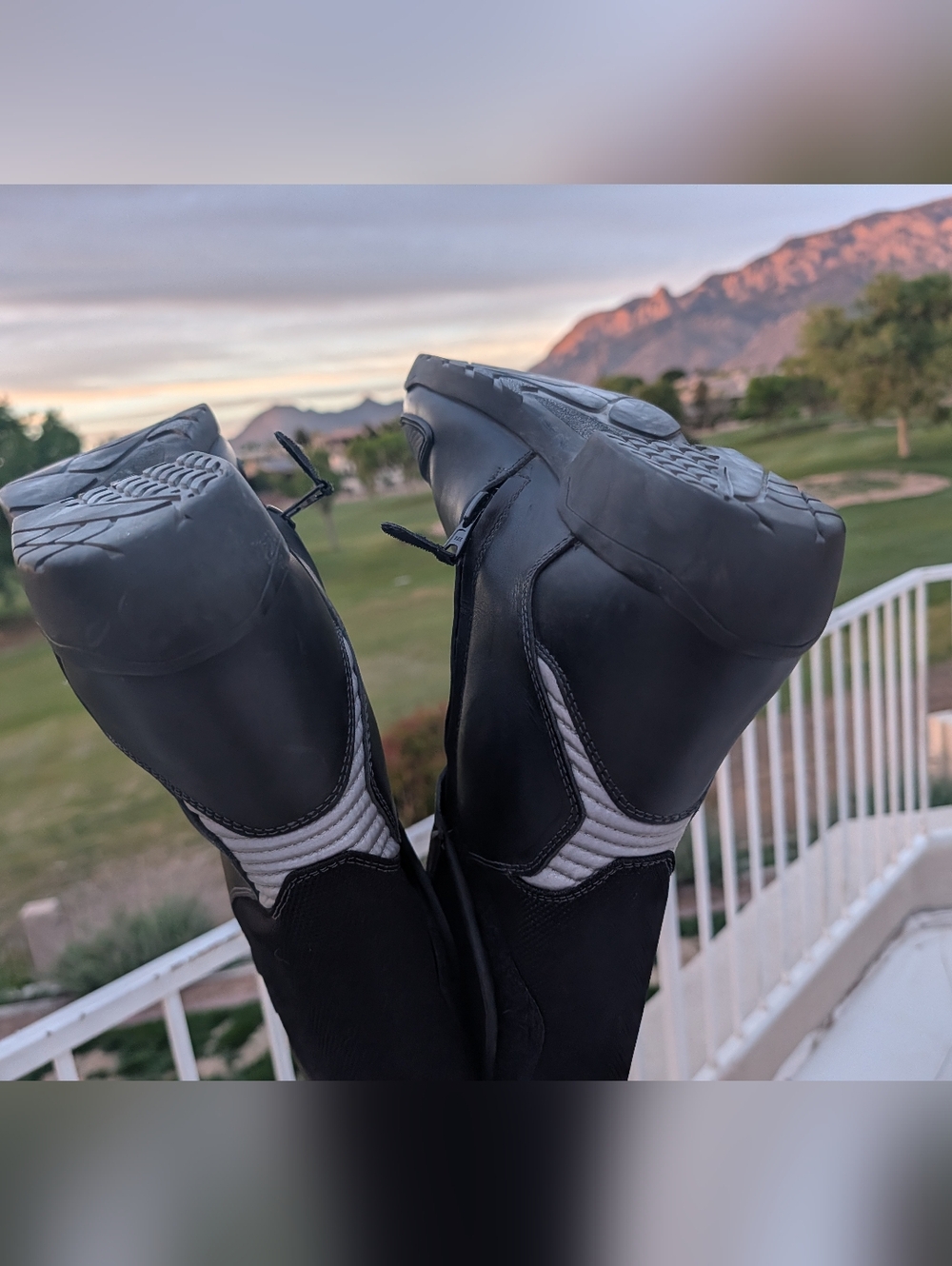 BMW Black Men's Motorcycle Boots - Picture 3 of 4